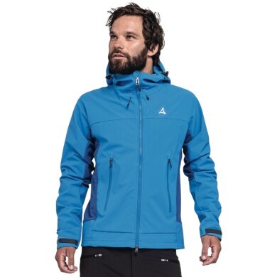 Schöffel Softshell Jacket Mountain Style Blaueis MNS (high breathability, water-repellent) blue men's
