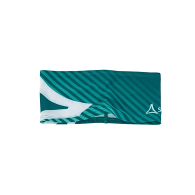 Schöffel Masua Headband (light, warm, elastic) green/white - 1 piece