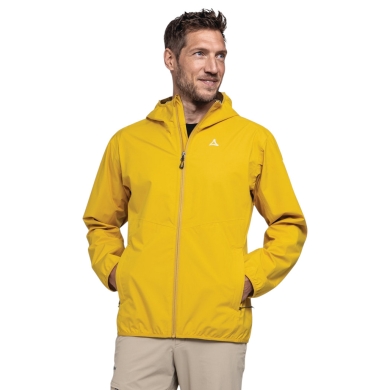 Schöffel Trekking Hiking Jacket Style Migandi MNS (2.5-layer, waterproof, breathable) yellow men's