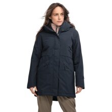 Schöffel Transitional Rain Jacket Urban Insulated Parka Style Malkay (waterproof, breathable) navy blue ladies