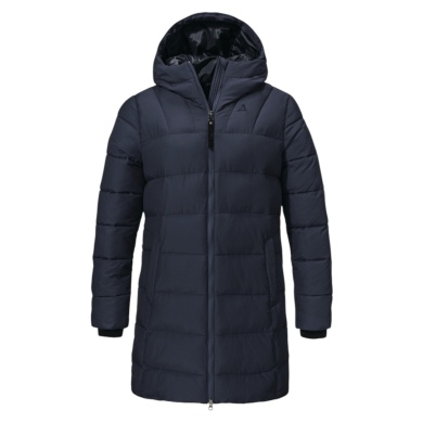 Schöffel Winter Parka Urban Insulated Style Boslix (warming thanks to down filling) navy blue ladies