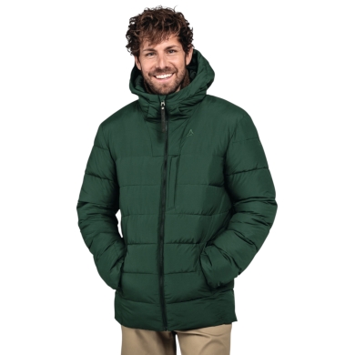 Schöffel Winter Jacket Urban Insulated Style Boslix (warm thanks to down filling) green men's