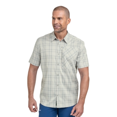 Schöffel Hiking Shirt Frolya (UV Protection, Chest Pocket) Short Sleeve Grey Men's