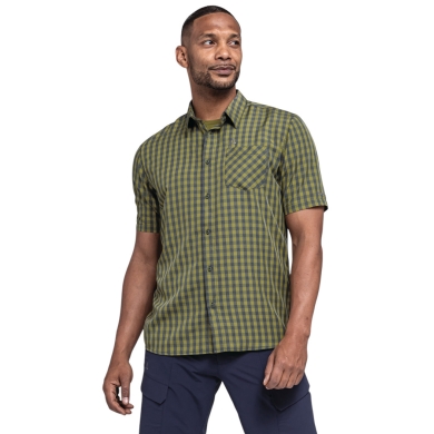 Schöffel Hiking Shirt CIRC Style Dalfoss (UV Protection, Chest Pocket) Short Sleeve Olive Men's