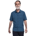 Schöffel Hiking Shirt CIRC Style Dalfoss (UV Protection, Chest Pocket) Short Sleeve Dark Blue Men's