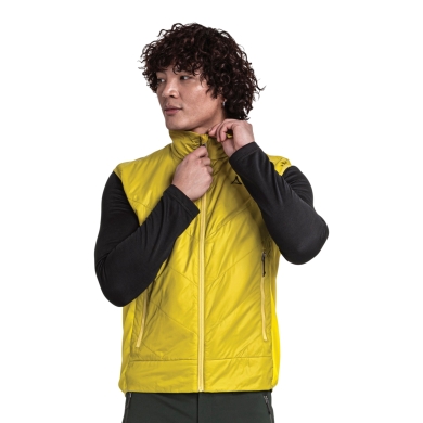 Schöffel Hiking Vest Hybrid Vt Style Cascata (windproof, water-repellent) yellow men's