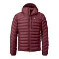 Schöffel Winter Down Jacket Down Silvretta (lightweight, windproof, breathable) burgundy Men