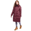 Schöffel Winter Coat Kenosha (Down Coat, Windproof, Water-Repellent) Burgundy Red Ladies
