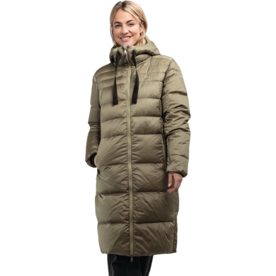 Schöffel Winter Coat Kenosha (Down Coat, Windproof, Water-Repellent) Brown Ladies
