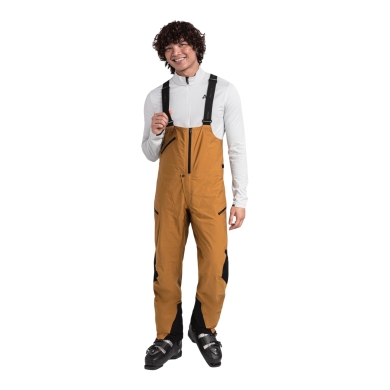 Schöffel Winter Ski Trousers Lufed Style Pant (Hardshell Trousers, waterproof, windproof) brown men's