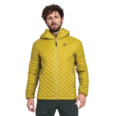 Schöffel Winter Down Jacket Hiking Down Style Cascata (warm thanks to down filling) yellow men's
