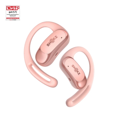 Shokz OpenFit Air Headphones (Open-Ear Design, 6 Hours Playback Time) pink