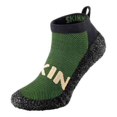 Skinners Barfusschuhsocke Essentials 2.0 Mid-Cut Cactus (Protection, comfort on any surface) green/black men's