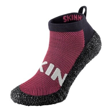 Skinners Barfusschuhsocke Essentials 2.0 Mid-Cut Grape (Protection, comfort on any surface) burgundy ladies