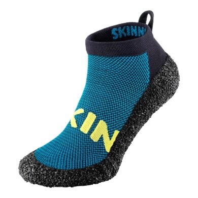 Skinners Barfusschuhsocke Essentials 2.0 Mid-Cut Petrol (Protection, comfort on any surface) blue men's