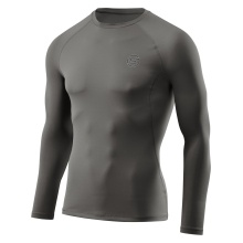 Skins Functional Underwear Long Sleeve Shirt 2-Series (tight-fitting) charcoal grey Men