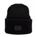 Smith&Miller knitted beanie in vermilion - black material mix - 1 piece