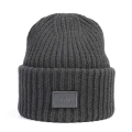 Smith&Miller knitted beanie in vermilion - grey material mix - 1 piece