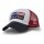 Solinco Baseball Cap Trucker Cap USA red/white/navy blue - 1 piece