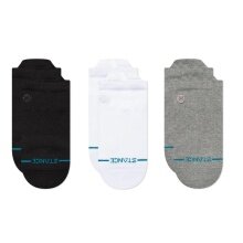 Stance Daily Sock Sneaker Low Tab Icon grey/white/black - 3 pairs