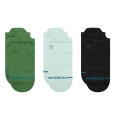 Stance Daily Sock Sneaker Low Tab Icon light blue/green/black - 3 pairs