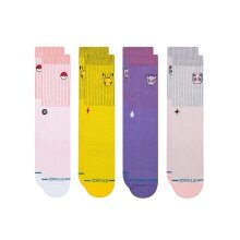 Stance Daily Sock Crew Pokémon Box Set pink/yellow/purple - 4 pairs