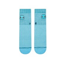 Stance Kids' Crew Socks Pokemon Squirtle Light Blue - 1 Pair