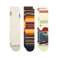 Stance Daily Sock Crew Zion Box Set white/blue/beige - 3 pairs