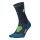 STOX Energy Socks Hiking Socks Compression Merino Ankle Socks (targeted compression) dark blue/green men's - 1 pair