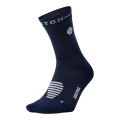 STOX Energy Socks Hiking Compression Merino Ankle Socks (targeted compression) blue/grey men's - 1 pair