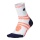 STOX Energy Socks Running Compression Ankle Socks (targeted compression) white/orange ladies - 1 pair