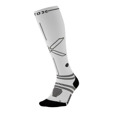 STOX Energy Socks Running Socks Compression (promotes circulation) white/black ladies - 1 pair