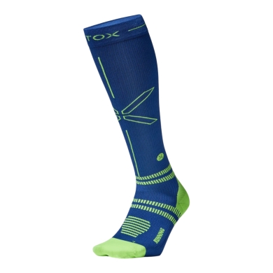 STOX Energy Socks Running Socks Compression (promotes circulation) dark blue/yellow men's - 1 pair
