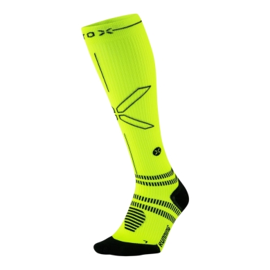 STOX Energy Socks Running Socks Compression (promotes circulation) neon yellow Men's - 1 Pair