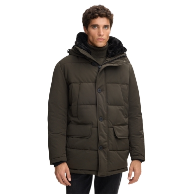STRELLSON Winter Jacket Plaza 2.0 (Quilted Jacket, Wind and Waterproof) Olive Green Men's