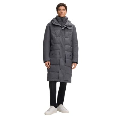 STRELLSON Winter Coat Crasher Fused (Quilted Coat, wind and water repellent) grey Men's