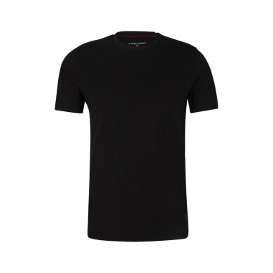 STRELLSON Crewneck T-shirt (Pack of 2) black men's - 2 pieces