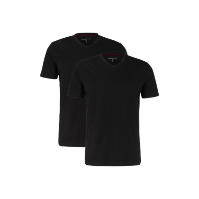 STRELLSON V-Neck T-shirt (Pack of 2) black men's - 2 pieces