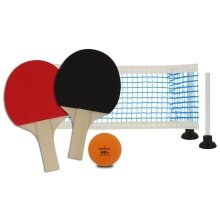 Sunflex Table Tennis Racket Set MINI (2 Mini Rackets, Net and Ball) - perfect for home/office