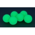 Sunflex Table Tennis Ball Glowing/Luminous Green - 6 Pieces