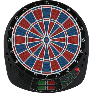 Sunflex Electronic Dartboard Master - for up to 16 players with tournament dimensions, 12 darts, 27 games with 124 variations - 1 piece