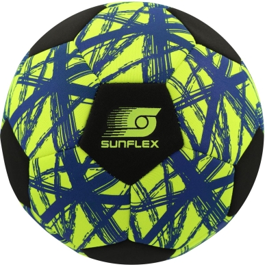 Sunflex Football Neoprene (Size 5) Funky Crossed blue/yellow - 1 Ball