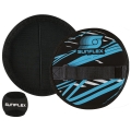 Sunflex Racket Set Sure Catch Action Pro (2 Velcro Gloves, 1 Ball) black/blue