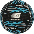 Sunflex Volleyball Beach and Funball Action Pro Neoprene (Size 3) - durable, elastic, soft, robust - black/blue - 1 ball