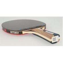 Butterfly table tennis bat Timo Boll Graphite (Flextra with 2.1 mm and Wakaba rubber with 2.0 mm) - 1 bat