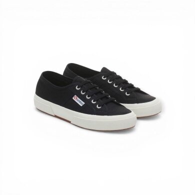 Superga Cotu Classic 2750 Black-F Avorio black/white women's sneakers