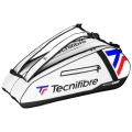 Tecnifibre Tennis Racket Bag Tour Endurance (Racket Bag, 2 Main Compartments) 2025 White 6-Pack