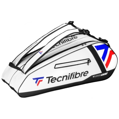 Tecnifibre Tennis Racket Bag Tour Endurance (Racket Bag, 2 Main Compartments) 2025 White 6-Pack