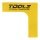 TOOLZ marking corner (4 corners) yellow 4-piece set