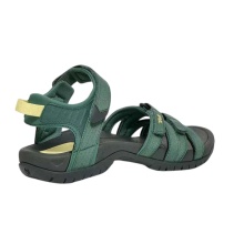 Teva Tirra Velcro Outdoor Sandals (narrow) Silver emerald green/pine for women
